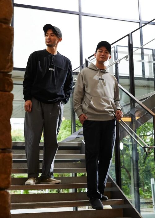 裏ドライメッシュヘンリーネックTシャツ S2564