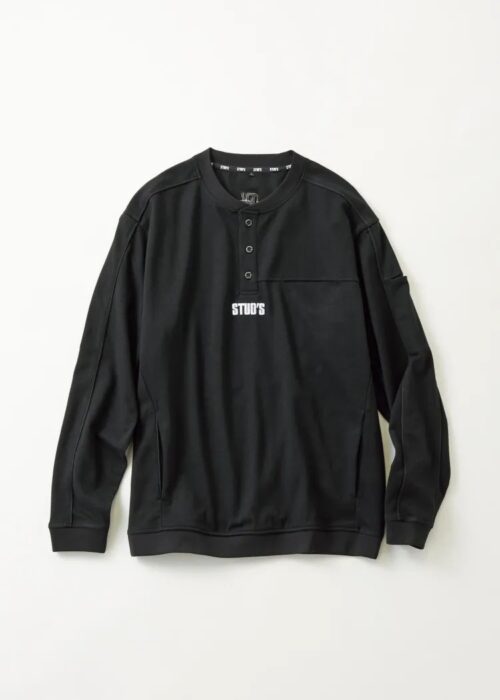 裏ドライメッシュヘンリーネックTシャツ S2564