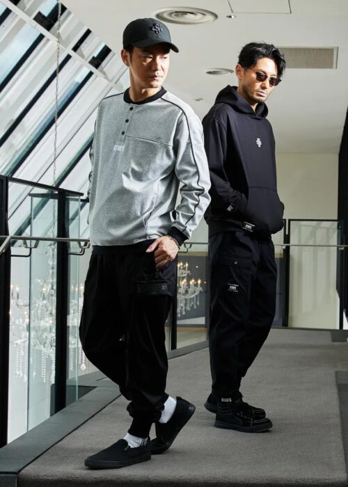 裏ドライメッシュヘンリーネックTシャツ S2564